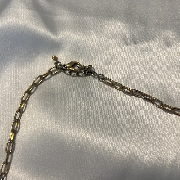 Gold/silver multi crystal stone chocker - Picture 9 of 10